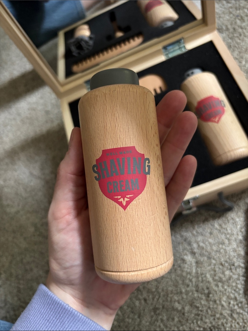 Retired Wooden Hearth & Hand Shaving Kit with extra pieces - Picture 6 of 12